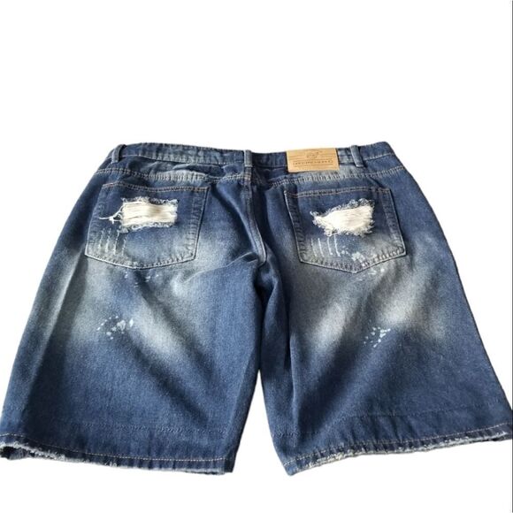 Mens distressed shorts - Picture 2 of 6